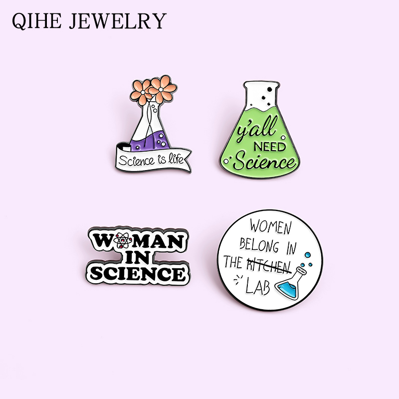 Science Buddies - Broche en émail pour pharmacien de