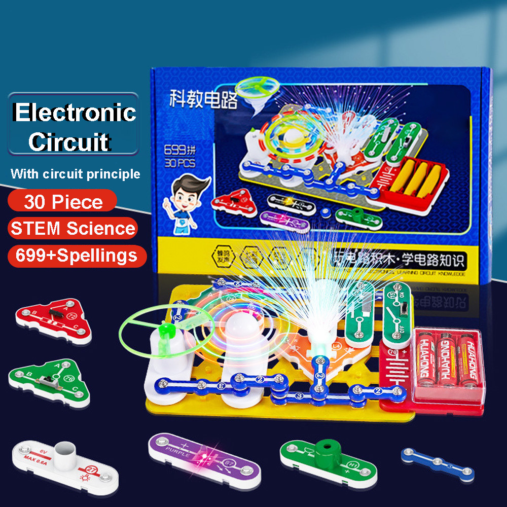 Circuit Snap Kit - Kits d'expériences scientifiques pour enfants, aides