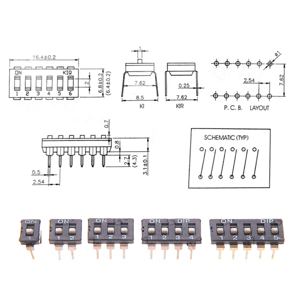 Circuit Snap Kit - Kit de 5 interrupteurs à bascule
