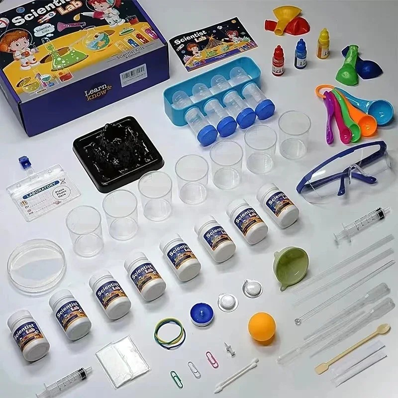 Chemistry Set Beginner - Ensemble de jouets Montessori, laboratoire scientifique