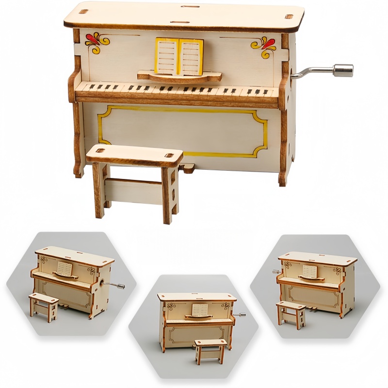 Piano à manivelle DIY pour enf - Science Max avis et prix